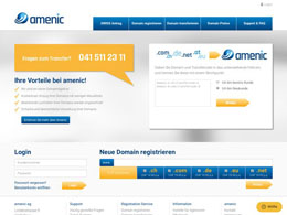 Website Printscreenhttps://www.amenic.ch/de/
