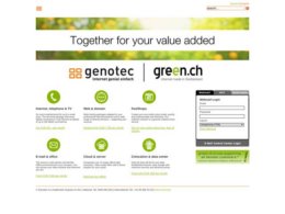 Website Printscreenhttps://www.genotec.ch/en/index.html