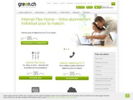 Website Printscreenhttps://www.green.ch/en/