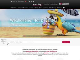 Website Printscreenhttps://www.hosttech.ch/