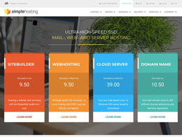 Website Printscreenhttps://www.simplehosting.ch/en/